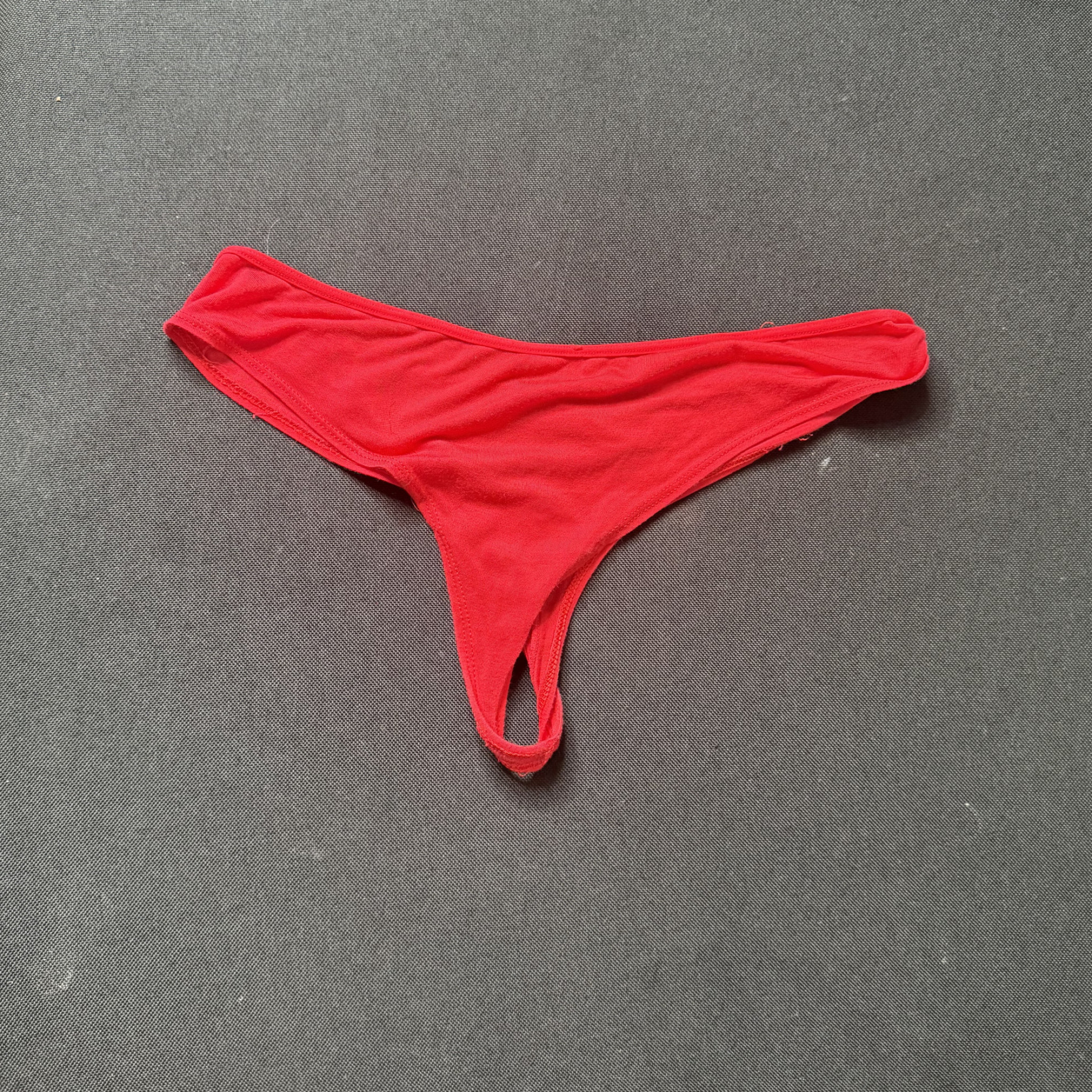 Bright Red Thong