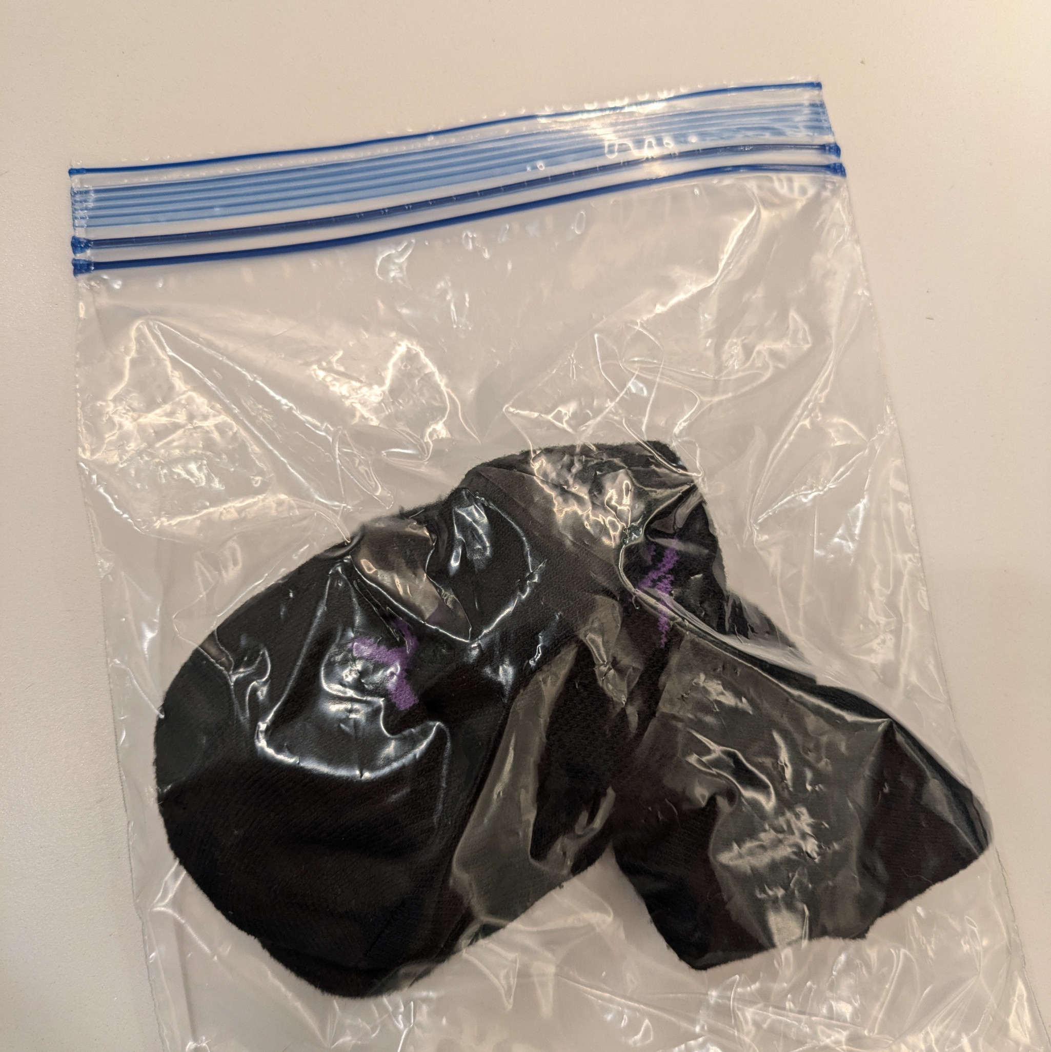 Socks worn to the gym
