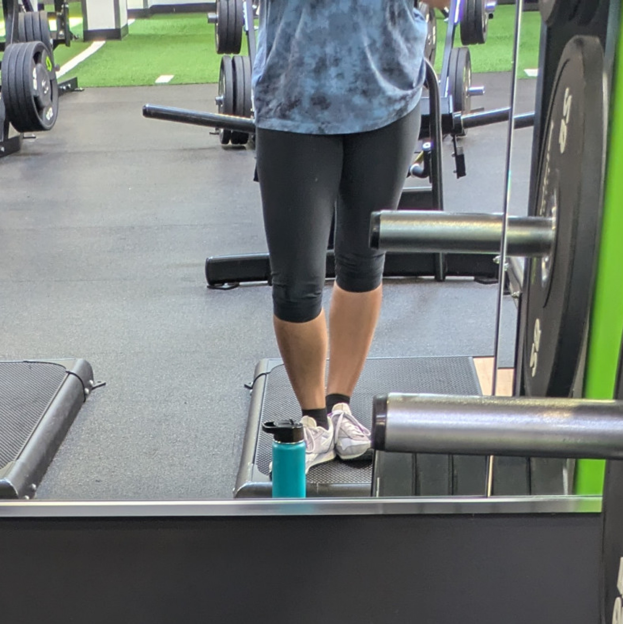 Socks worn to the gym