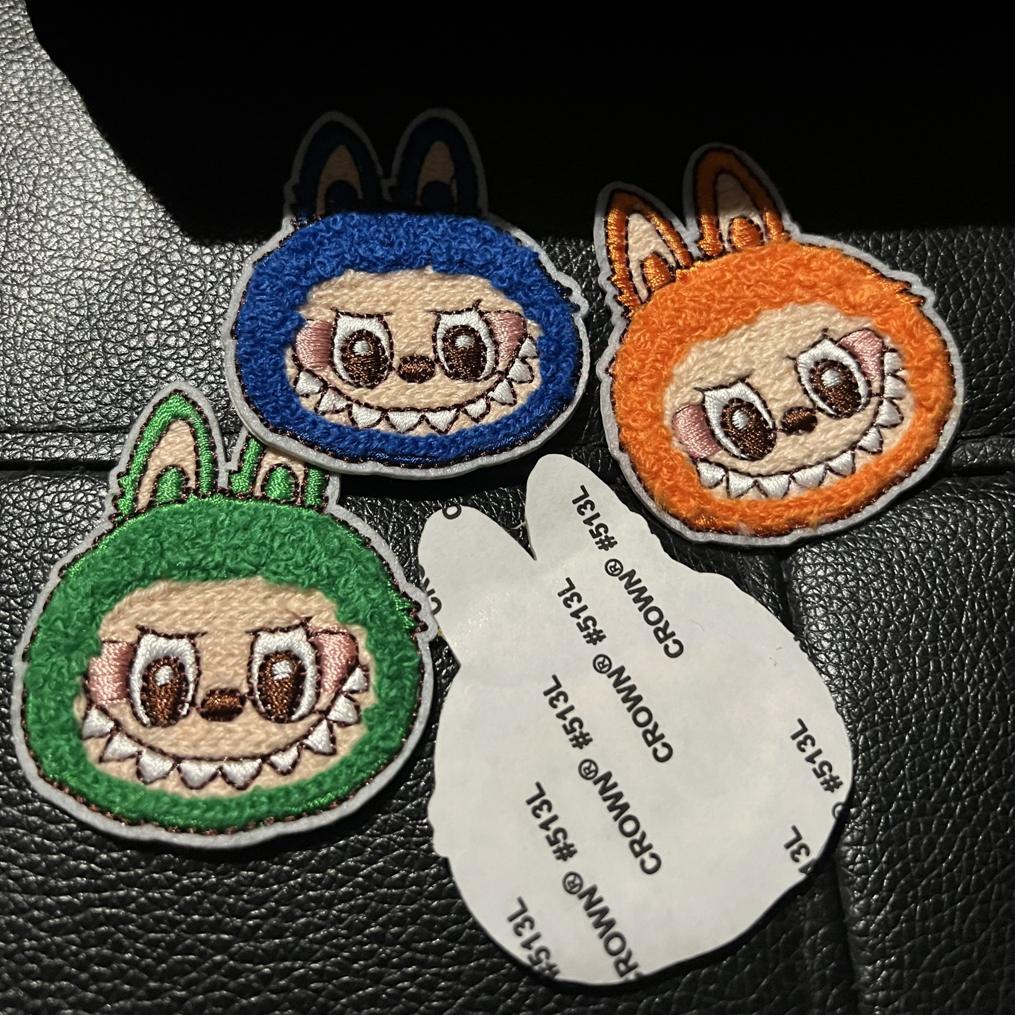 Patches labubu style Set of 4