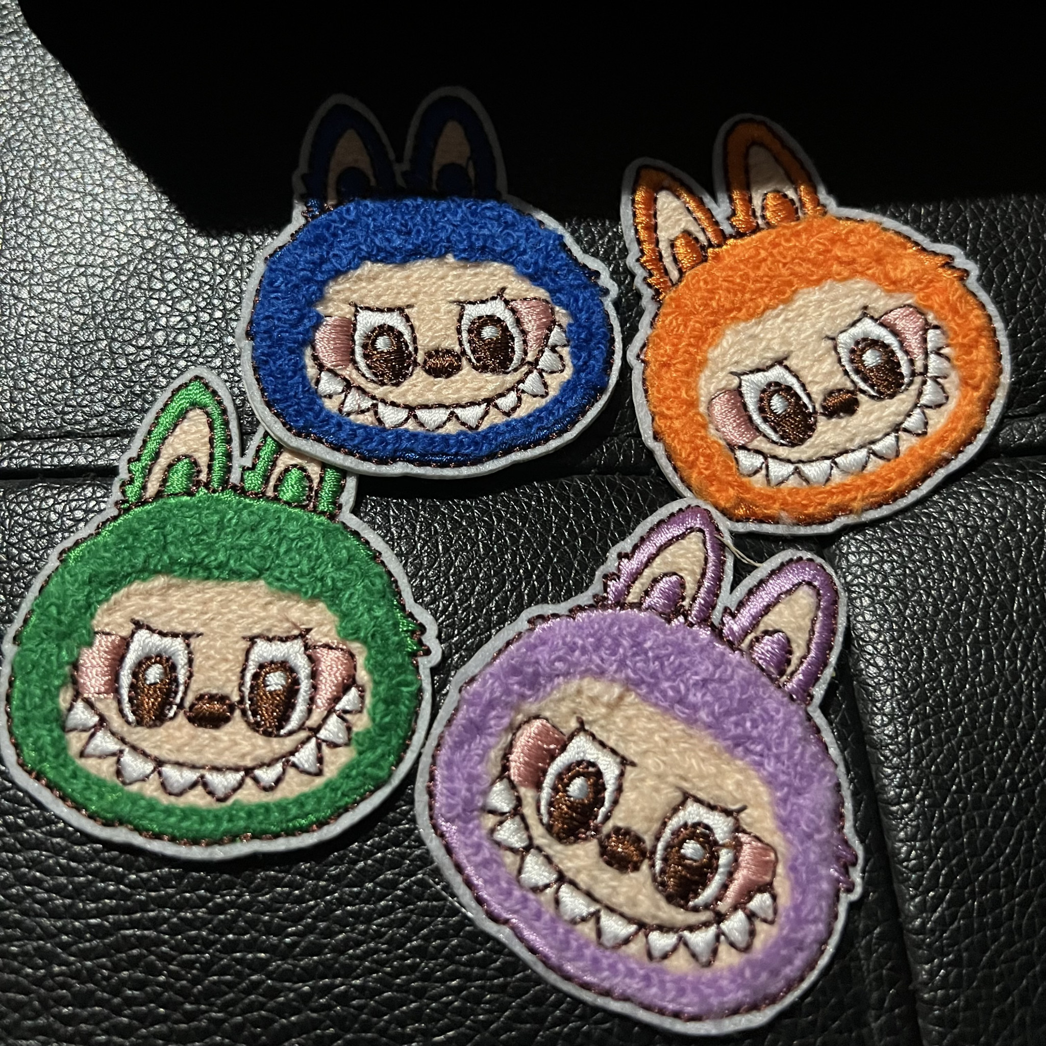 Patches labubu style Set of 4