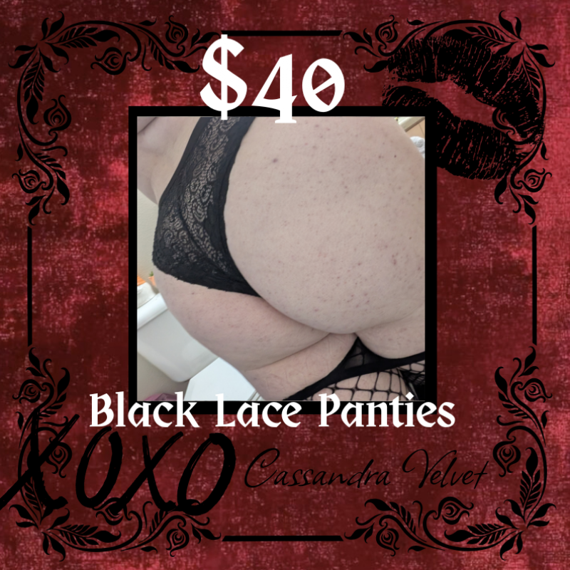 Black Lace Panties