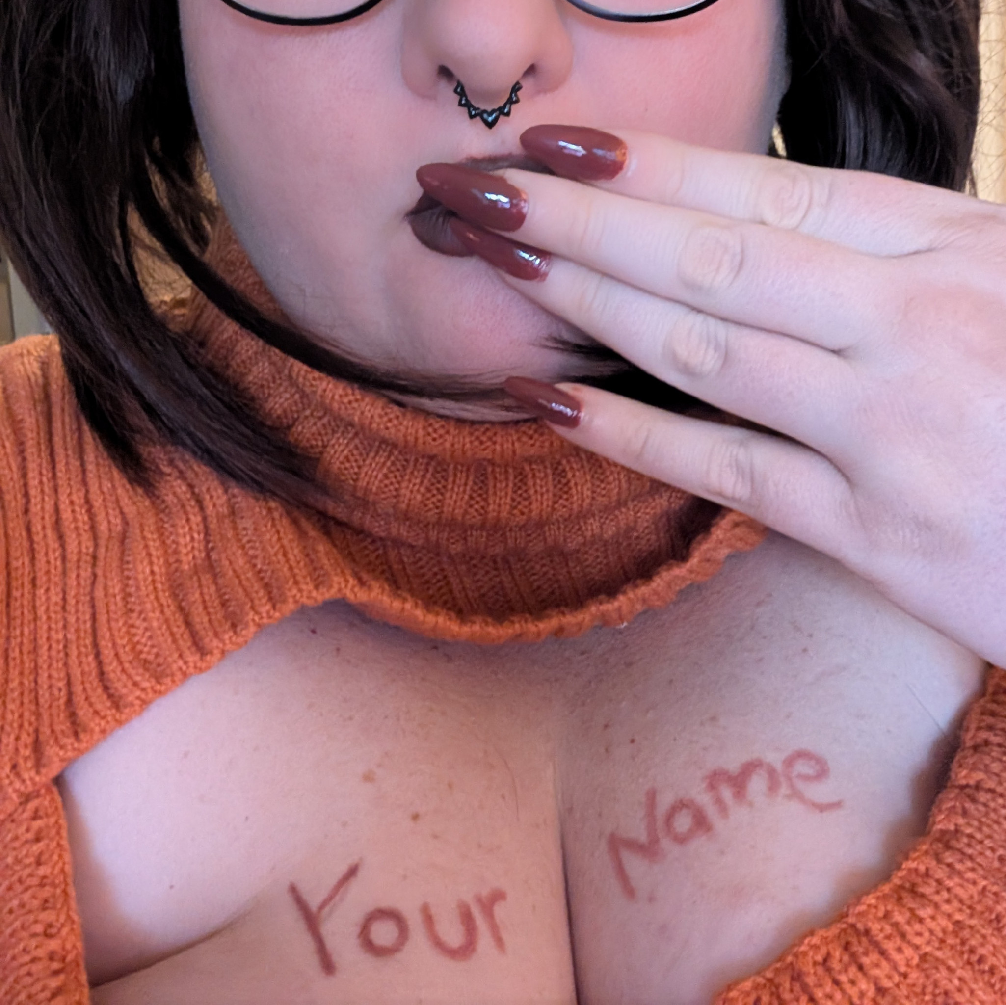Your name on Velmas Tits