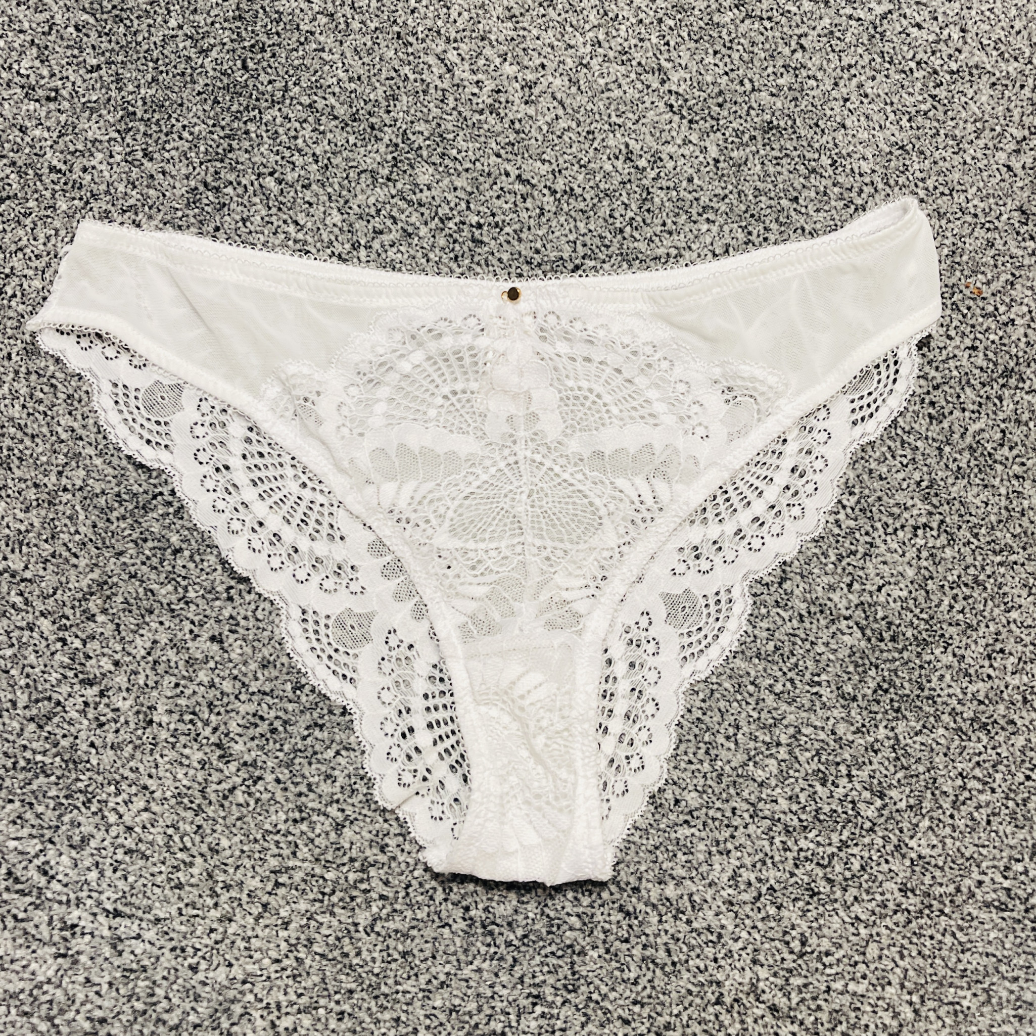 White lace knickers