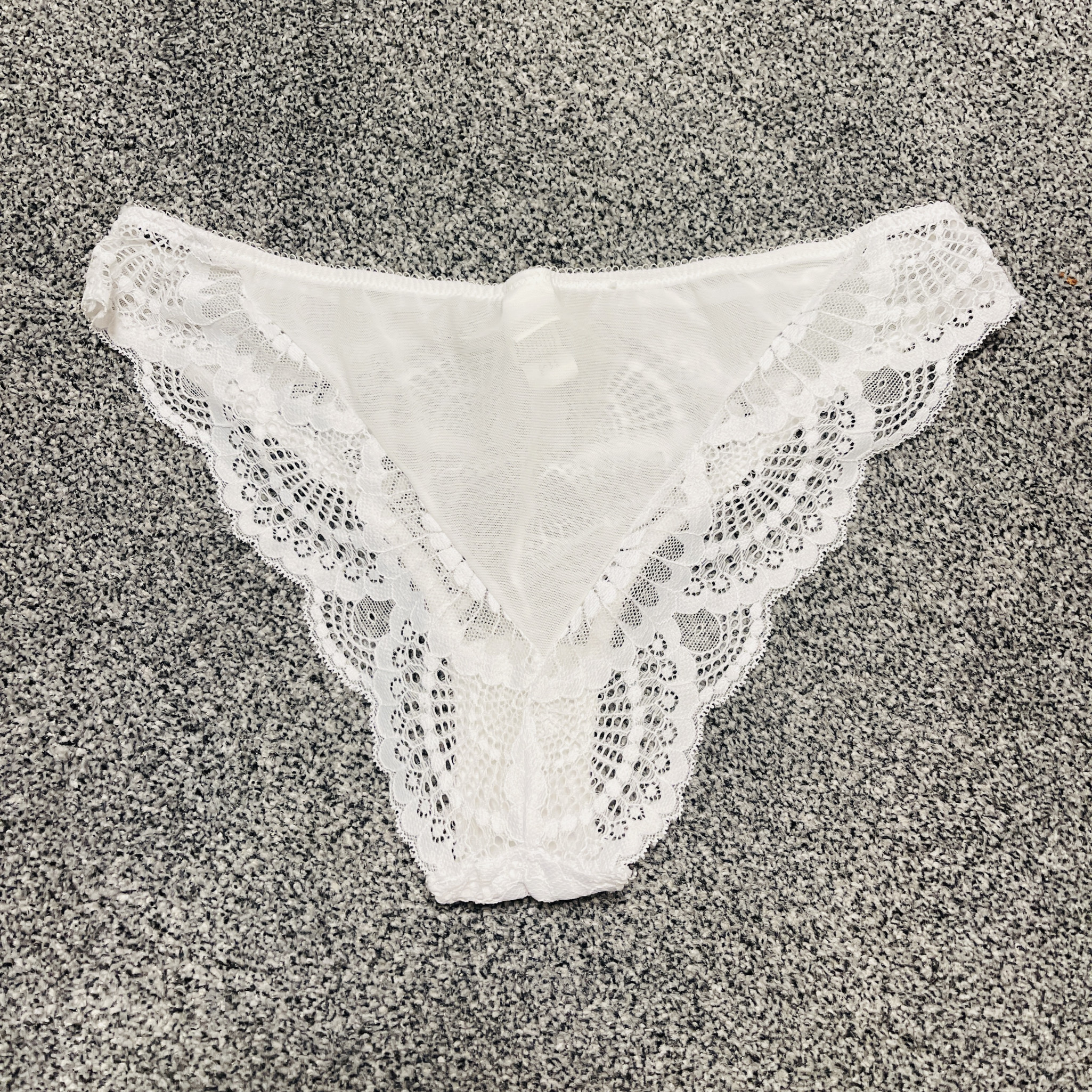 White lace knickers