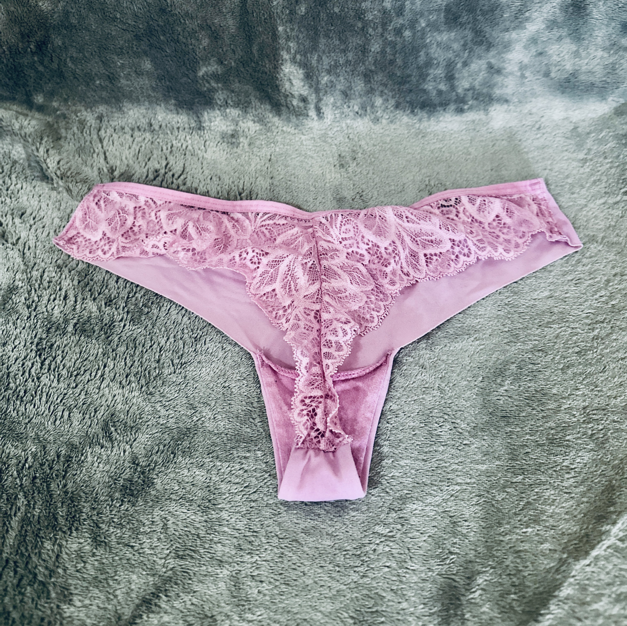 Blush Pink LaceBack Panties Silk Tease Edition