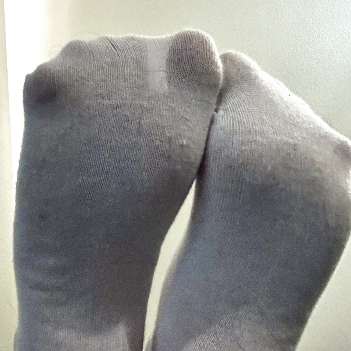 White Ankle Socks Worn and Waiting to be Claimed