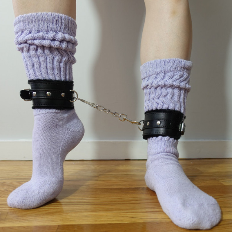Lavender slouch socks