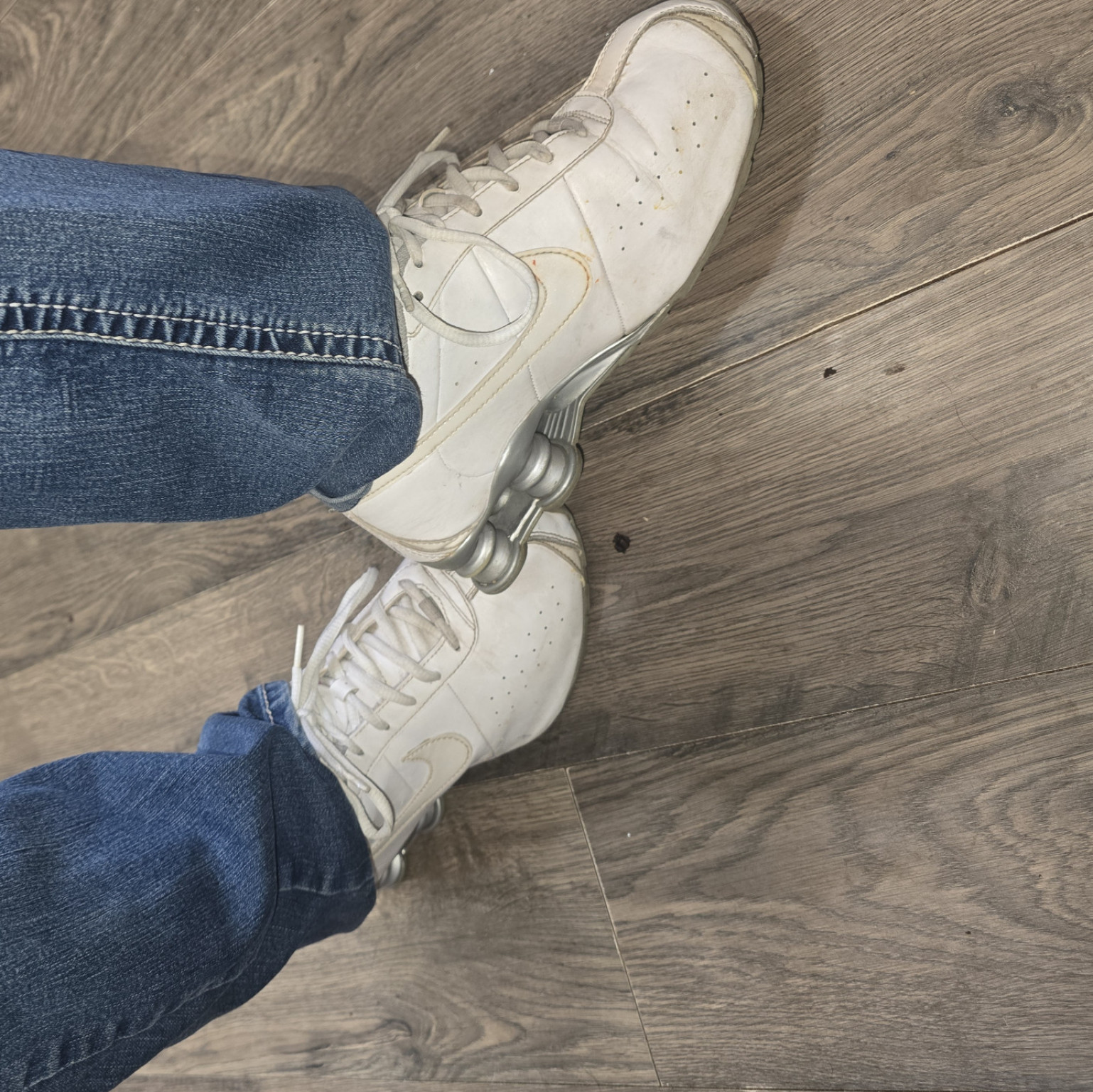 Worn out nike shox