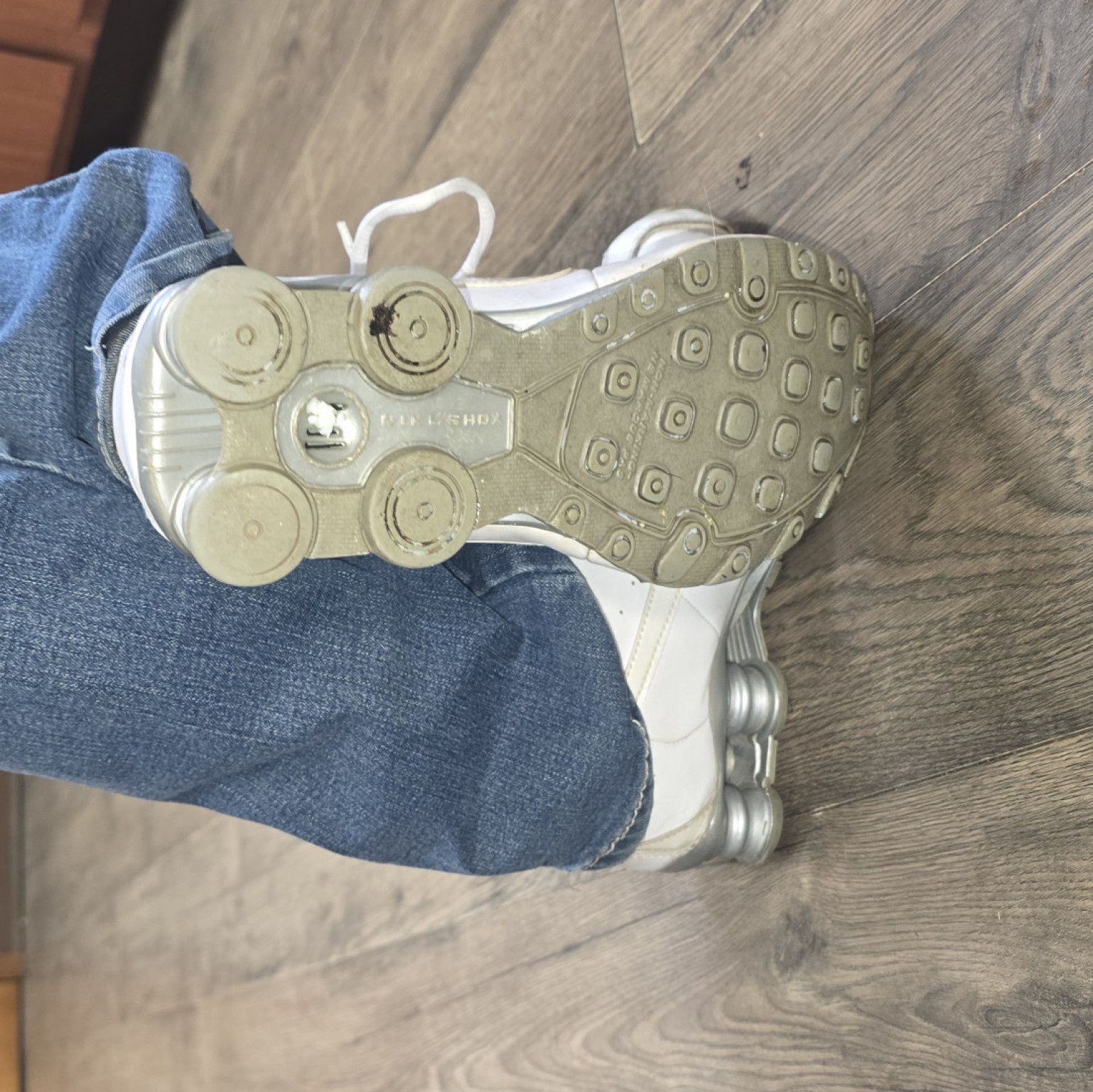 Worn out nike shox