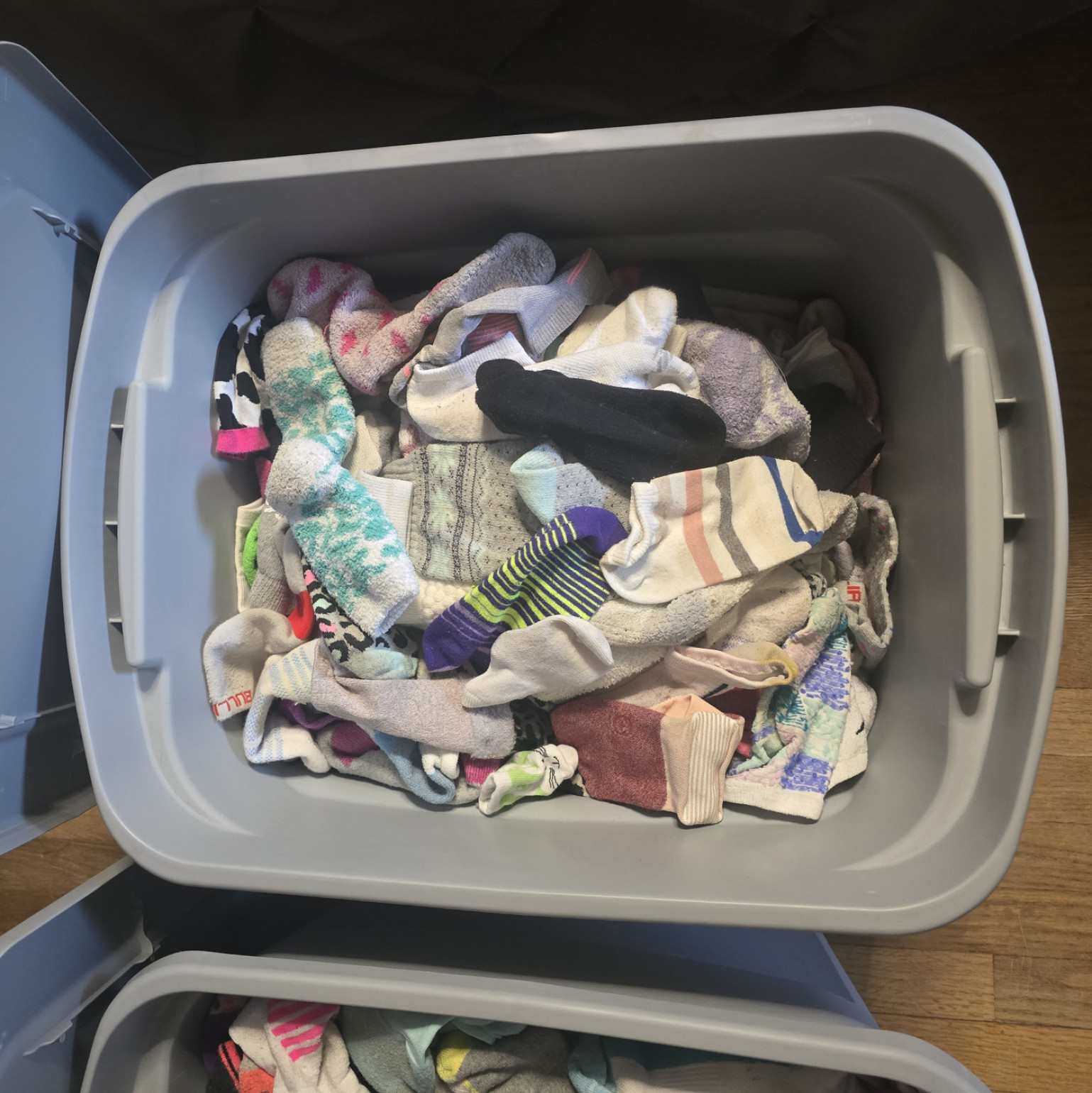 10 pairs of mismatched socks