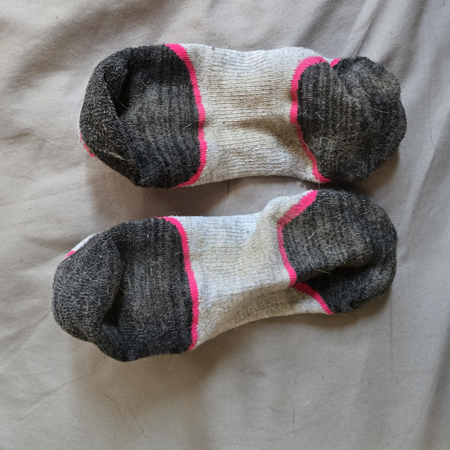 Womens light grey puma socks
