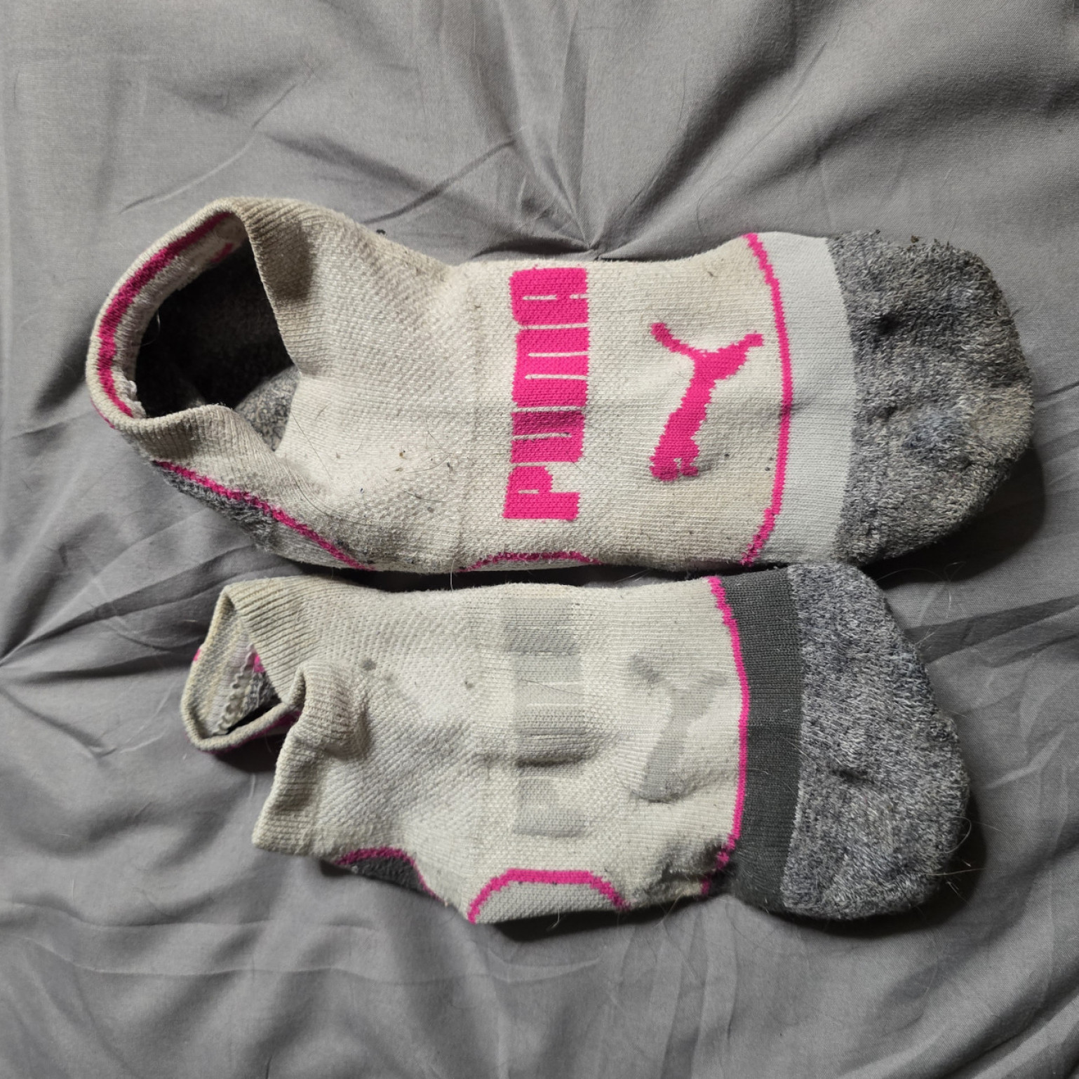 Mismatched puma socks