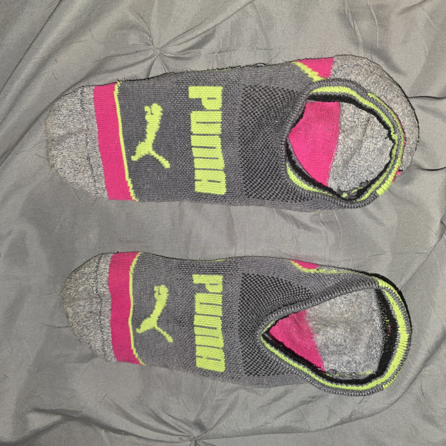 Grey puma socks