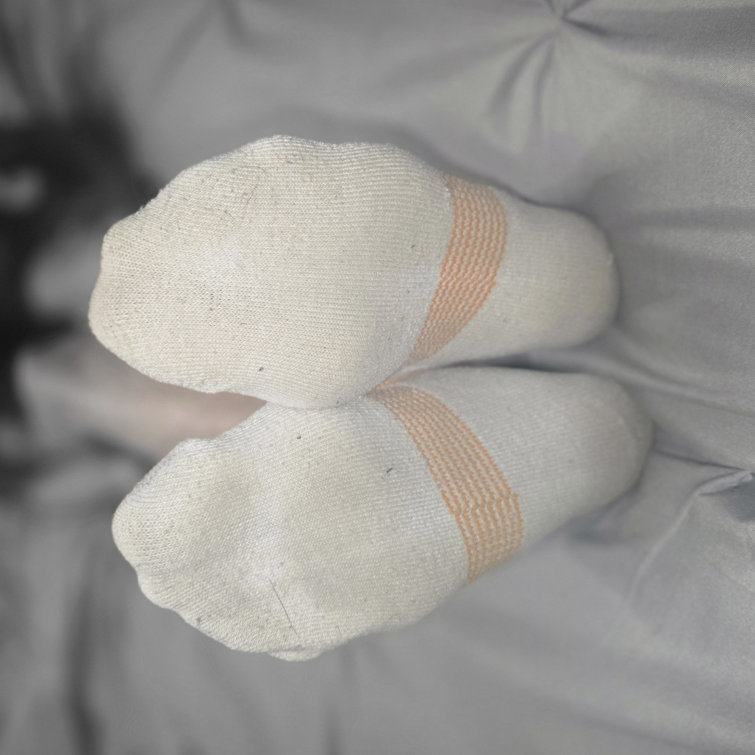 Orange puma socks