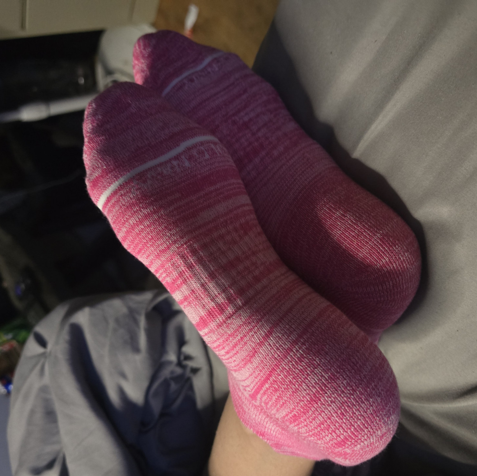 Pink old navy athletic socks