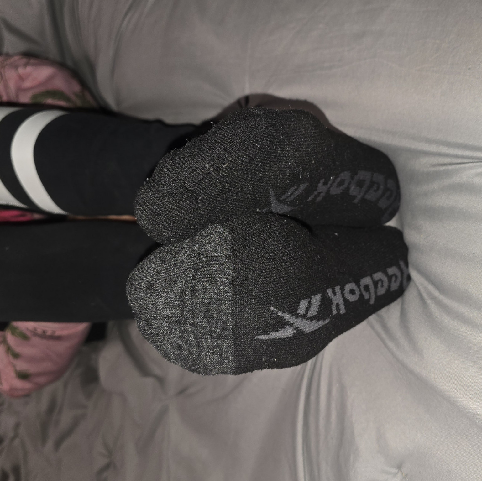 Black reebok ankle socks