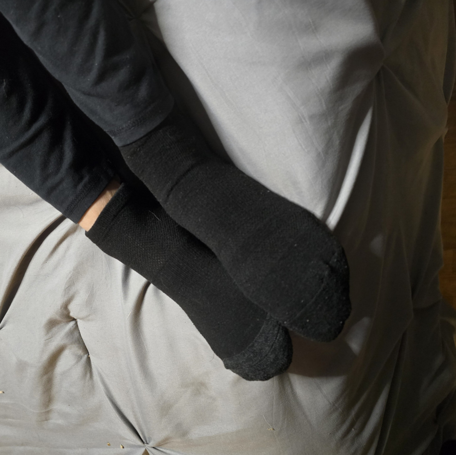 Black reebok ankle socks