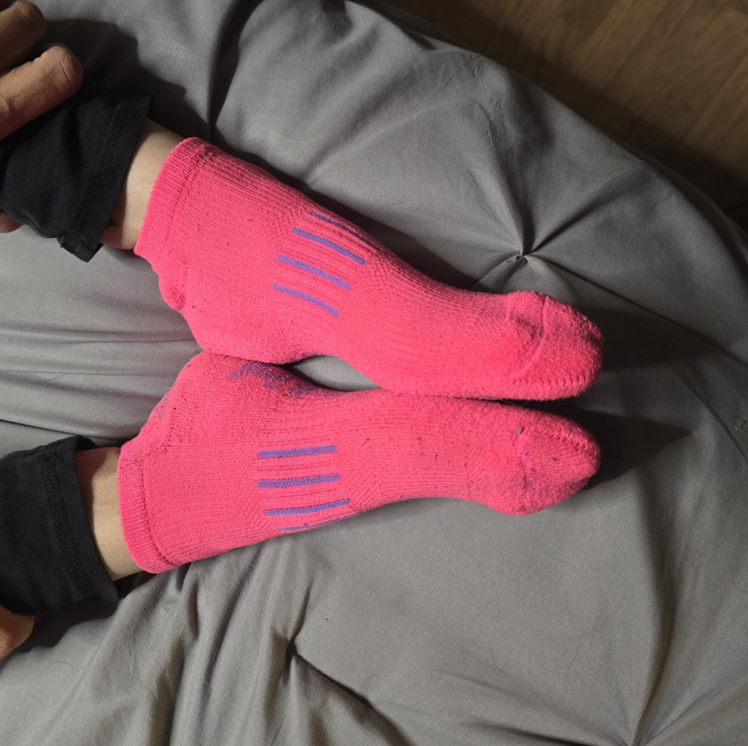 Pink ankle socks