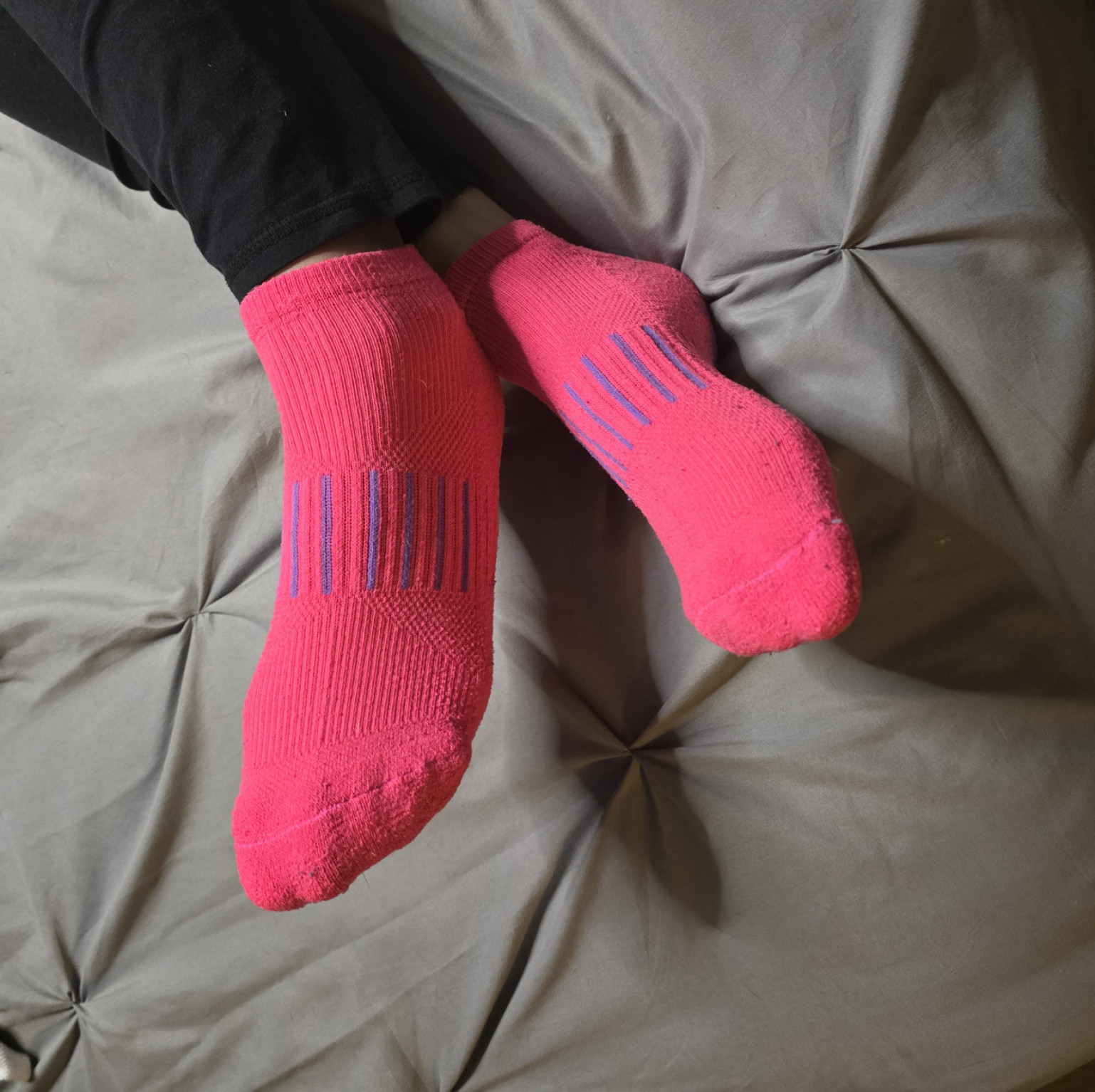 Pink ankle socks