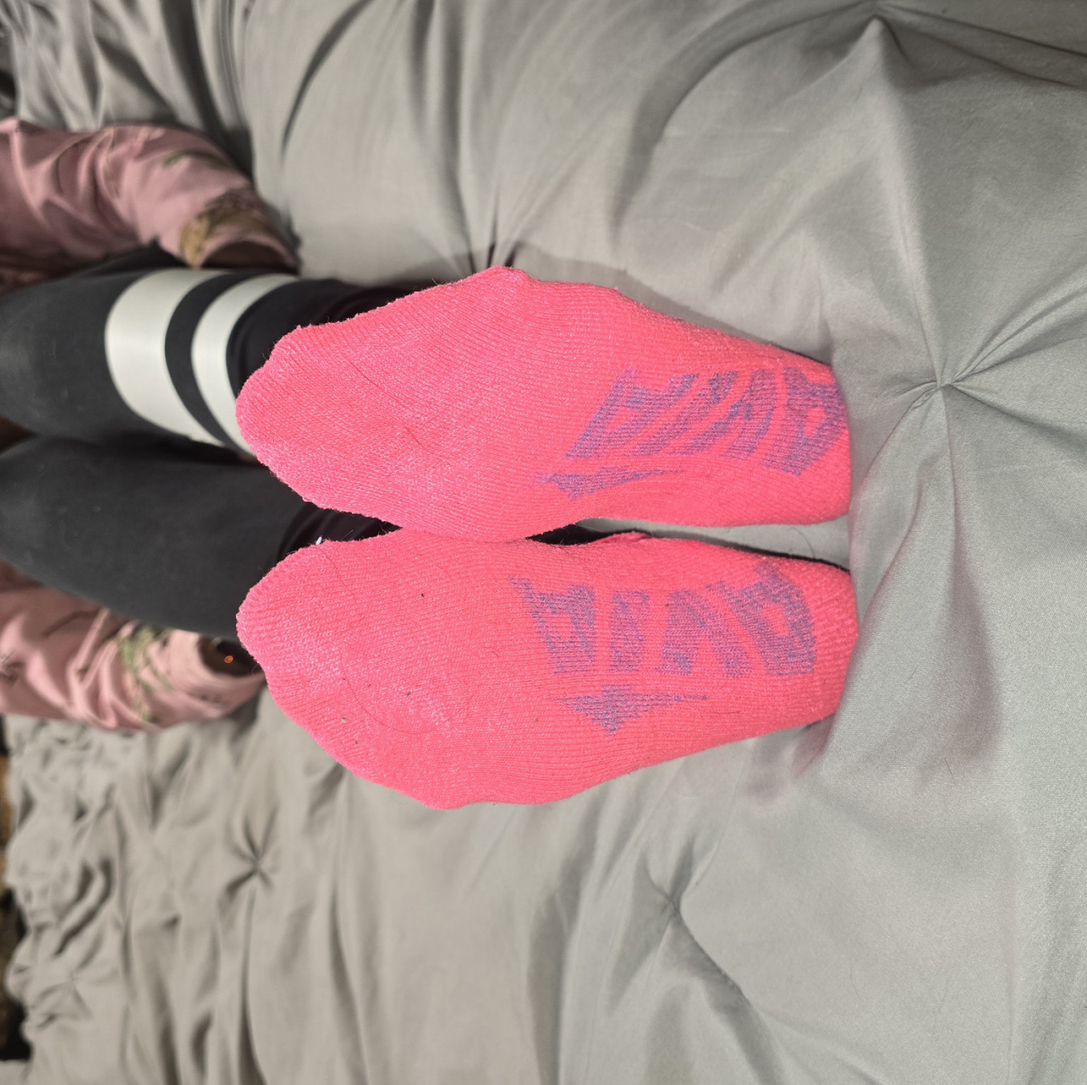 Pink ankle socks