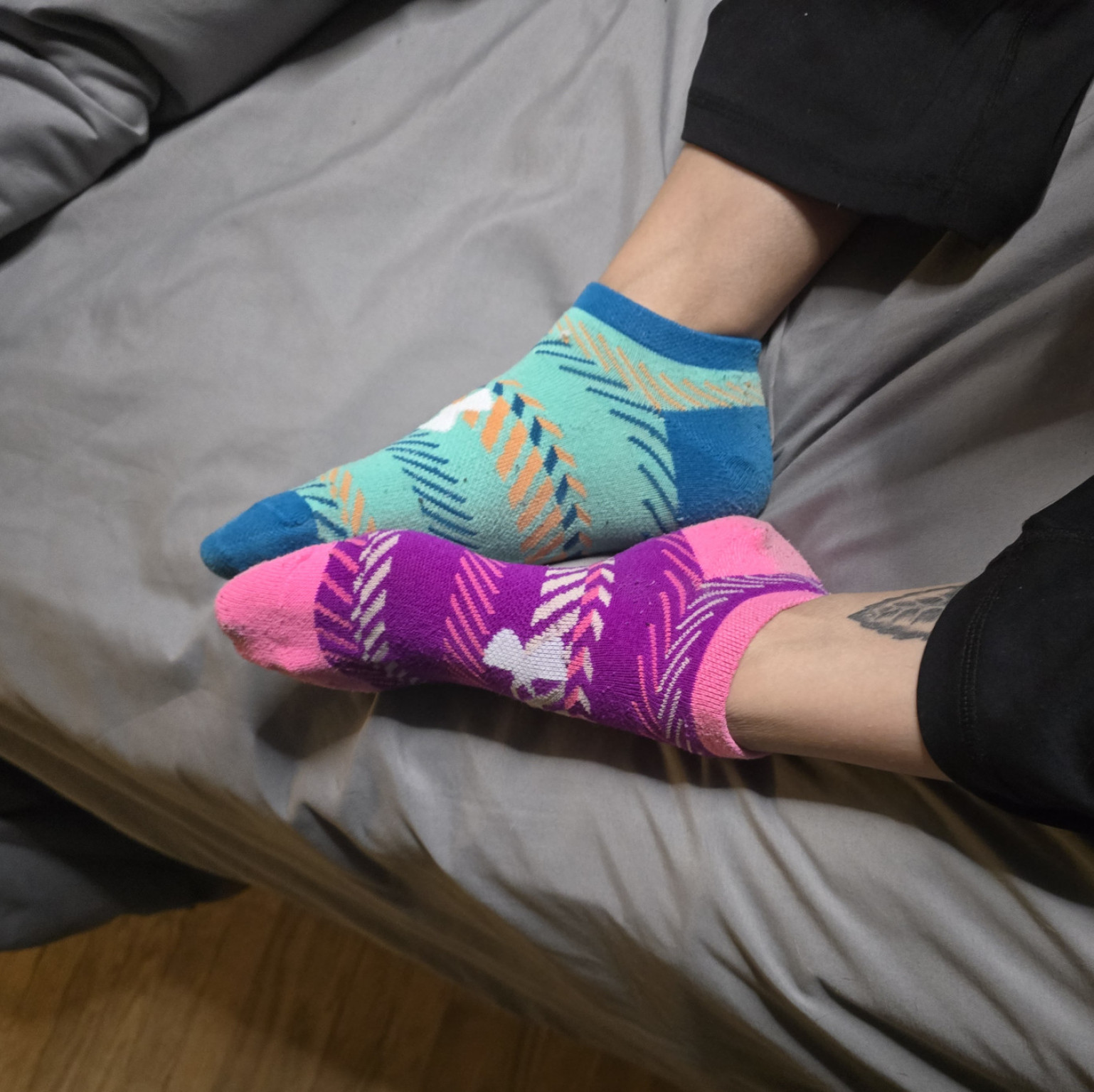 Colorful ankle socks