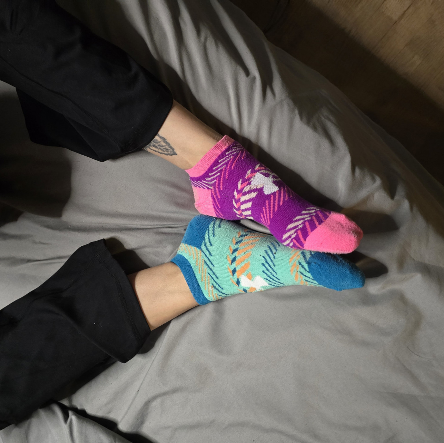 Colorful ankle socks