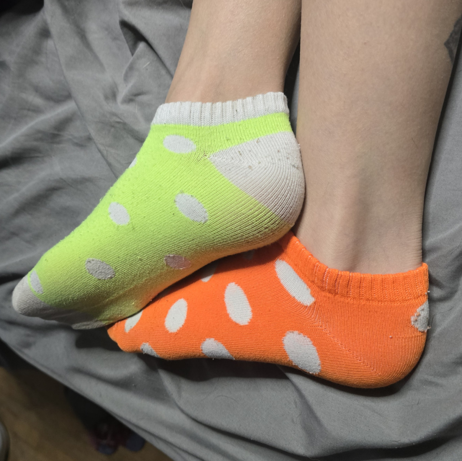 Cute polka dot socks