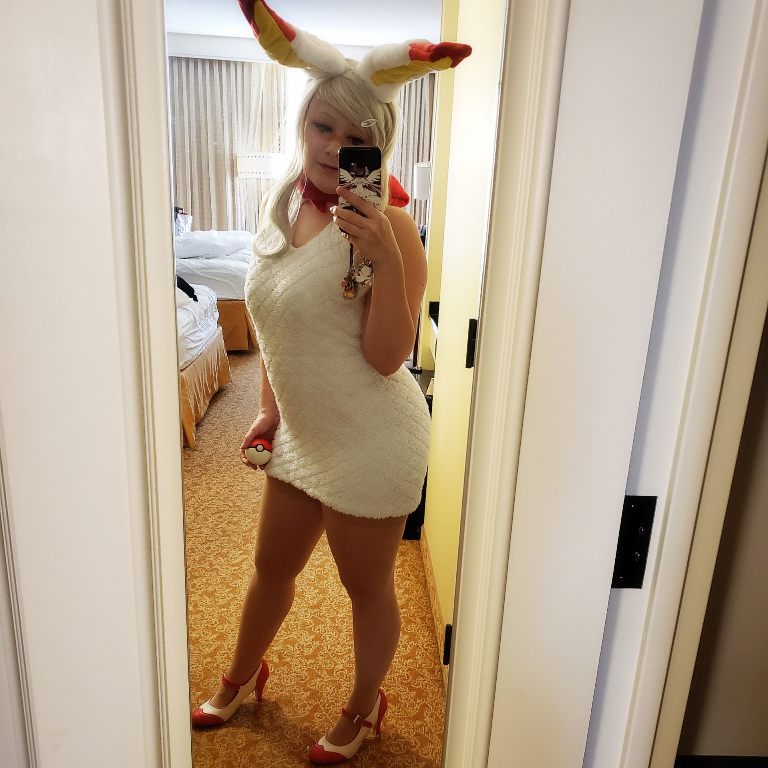 Scorbunny Gijinka Cosplay Selfie Set