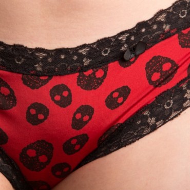 Red Skull Panties