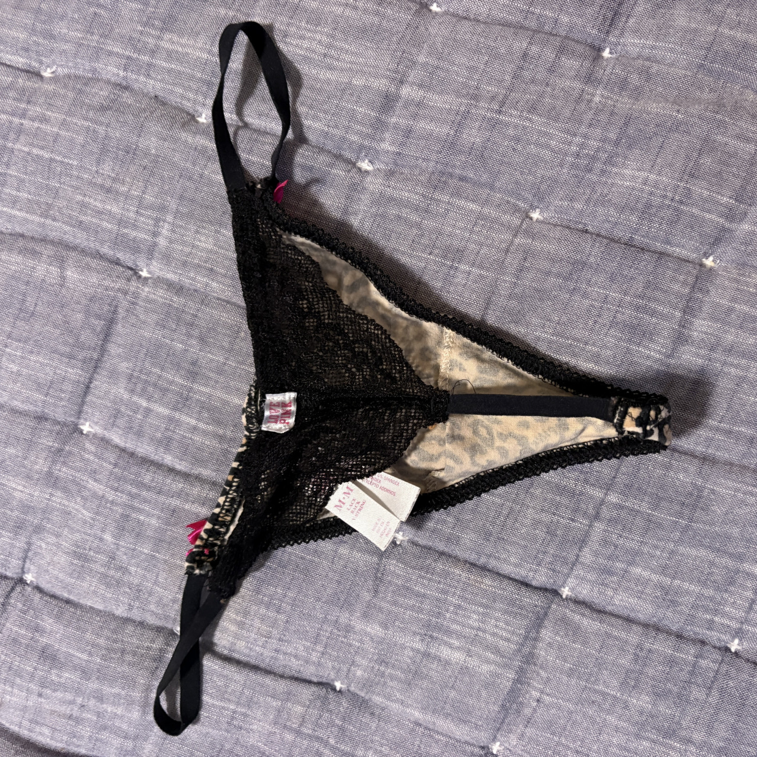 Sexy cheetah g string