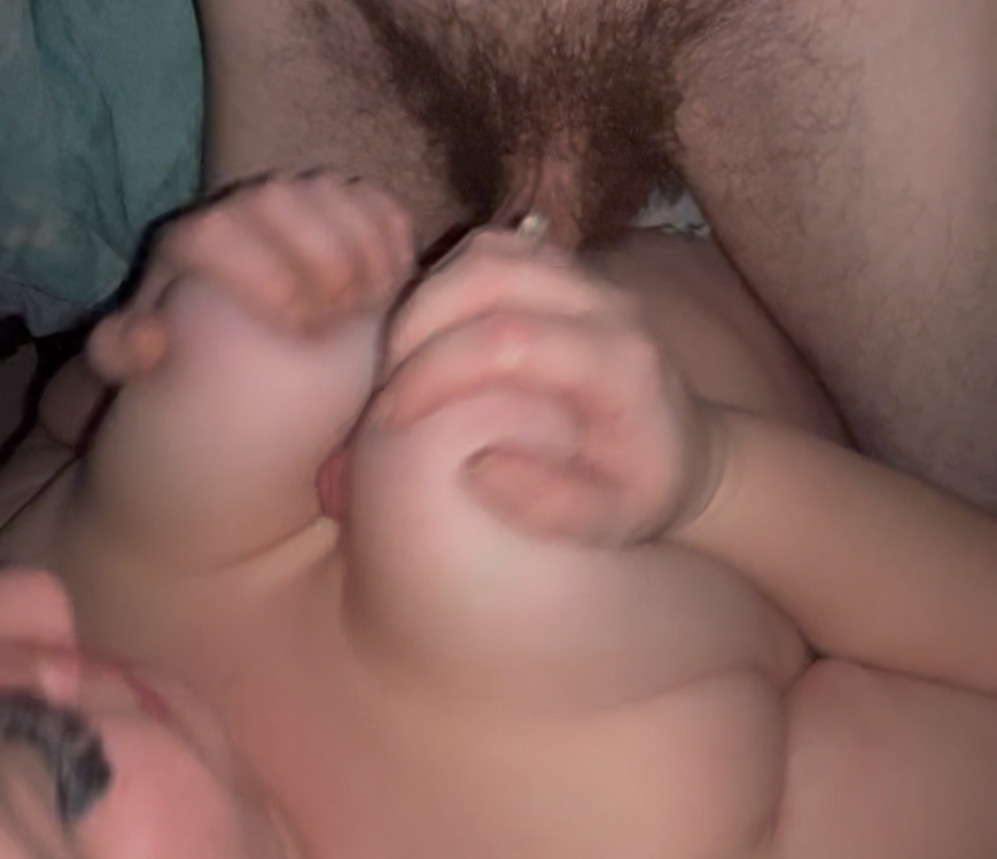 Massive 12inch cock in my boobs