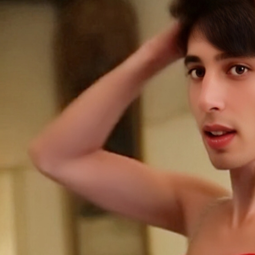 HeartBreaker Red MiniDress  Femboy Tease  Strip