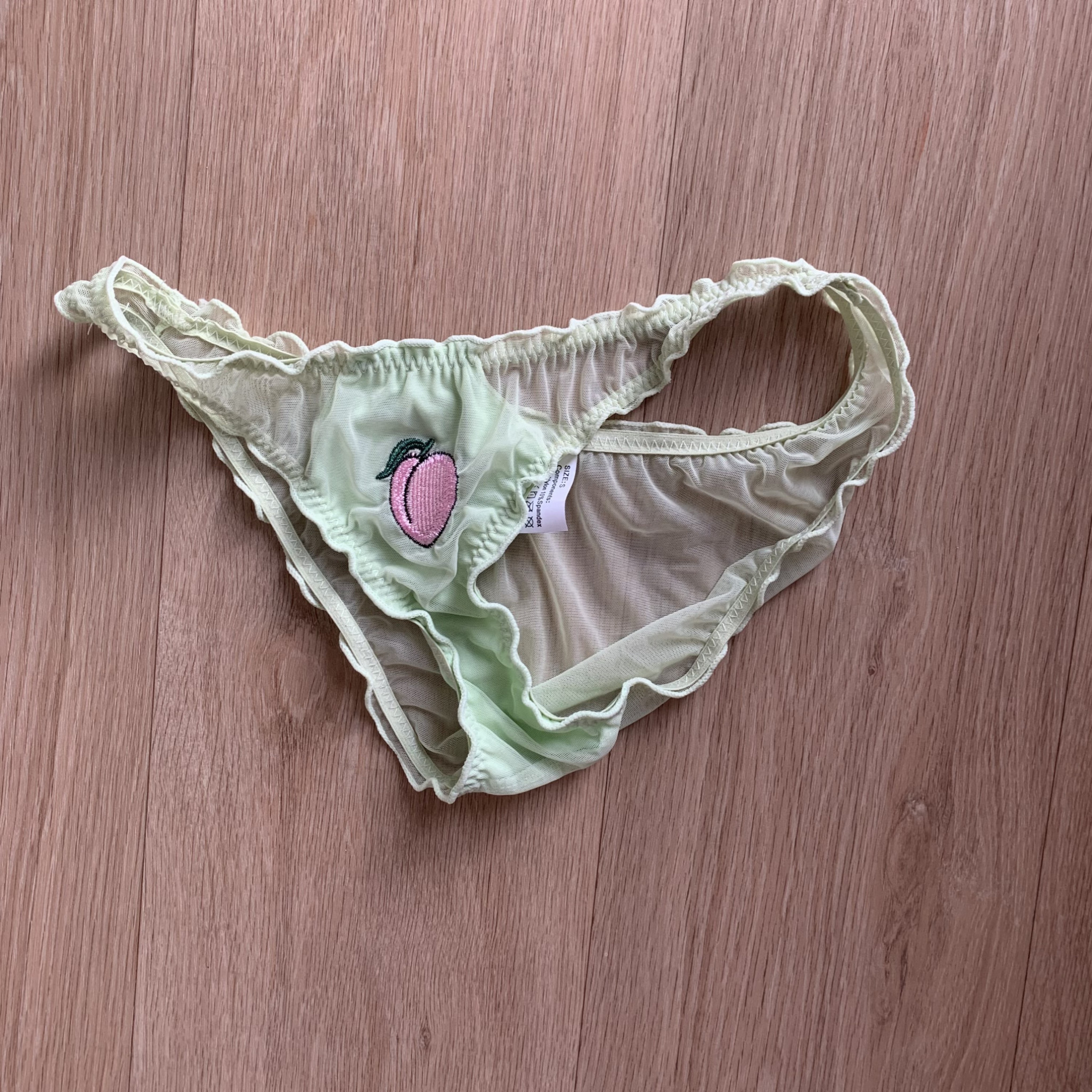 Sheer girly full bum panties