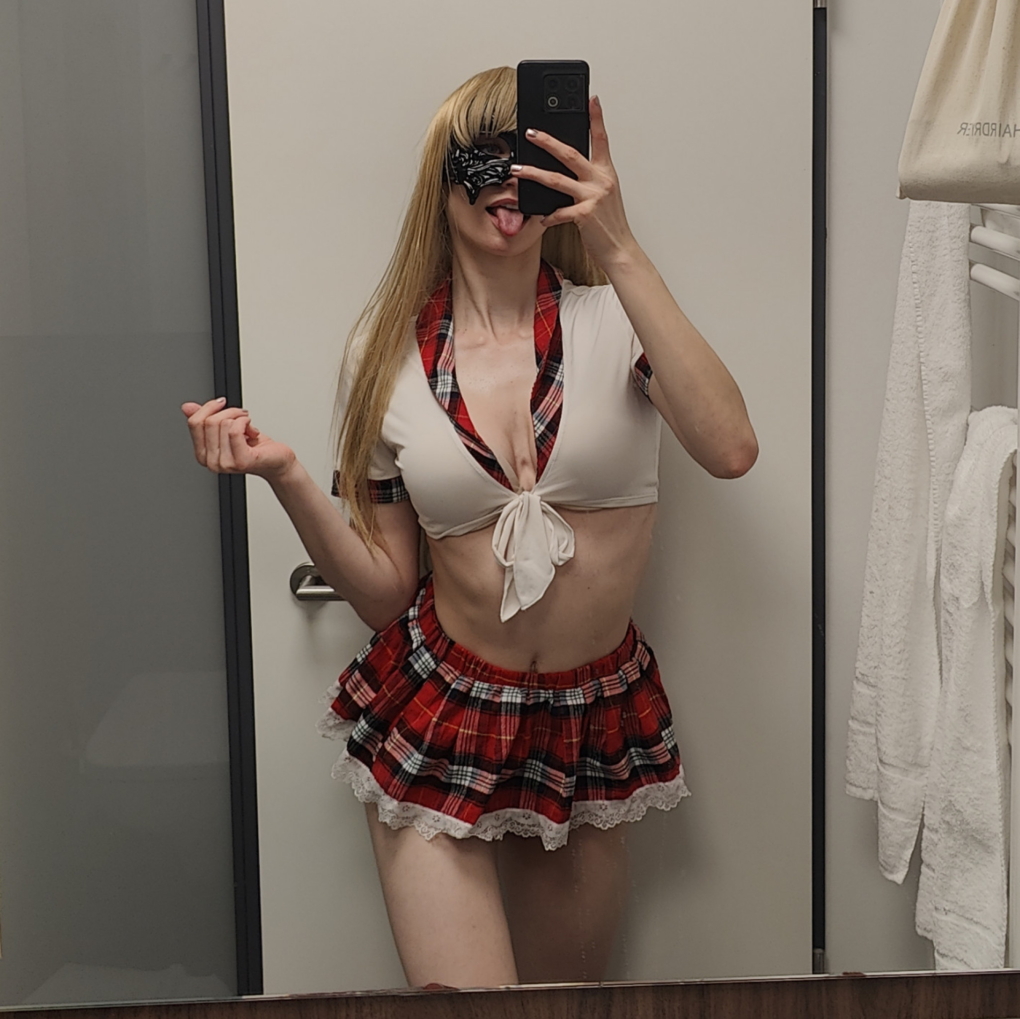 Worn School Girl Outfit!