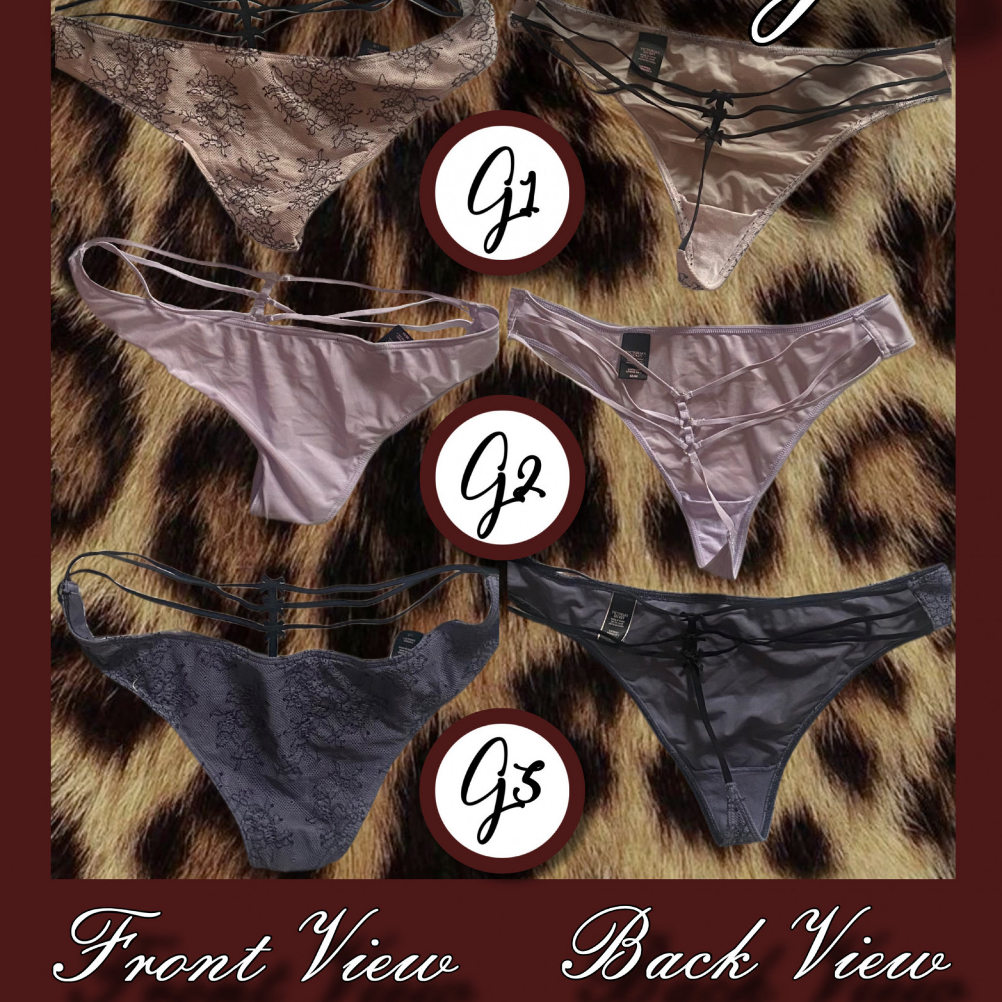 Lightly Worn Victorias Secret G String