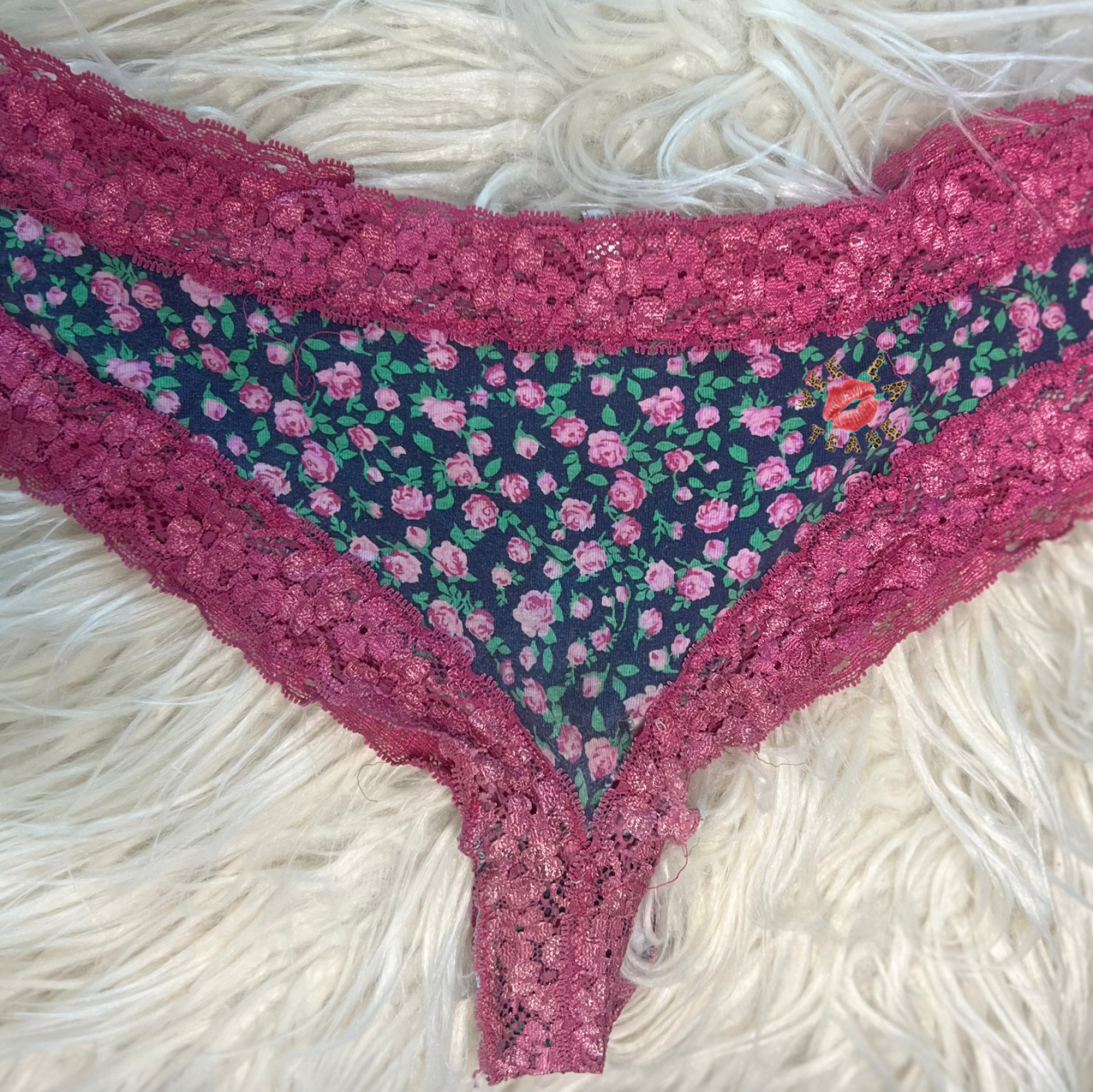 Worn Victorias Secret PINK Cheekies