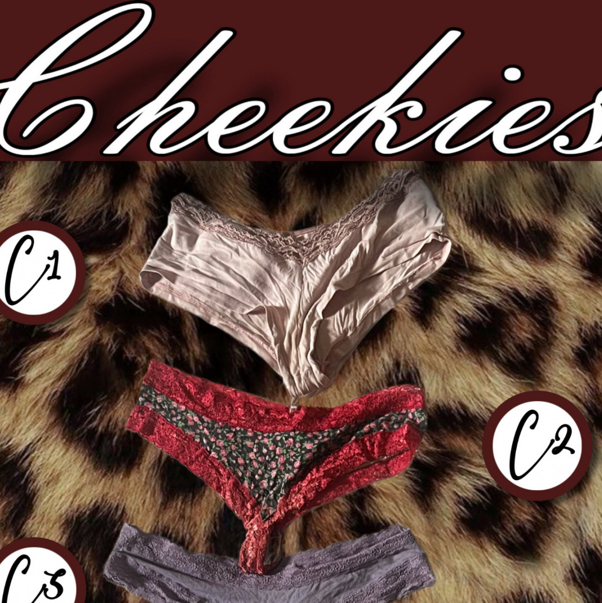 Worn Victorias Secret PINK Cheekies