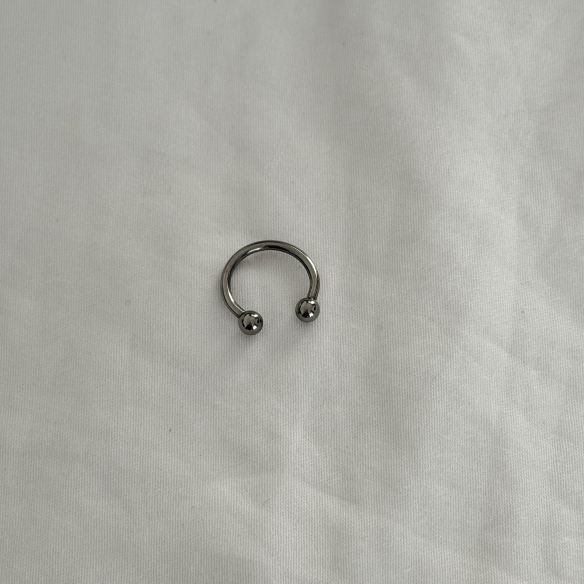 First Worn Septum Circular Barbell
