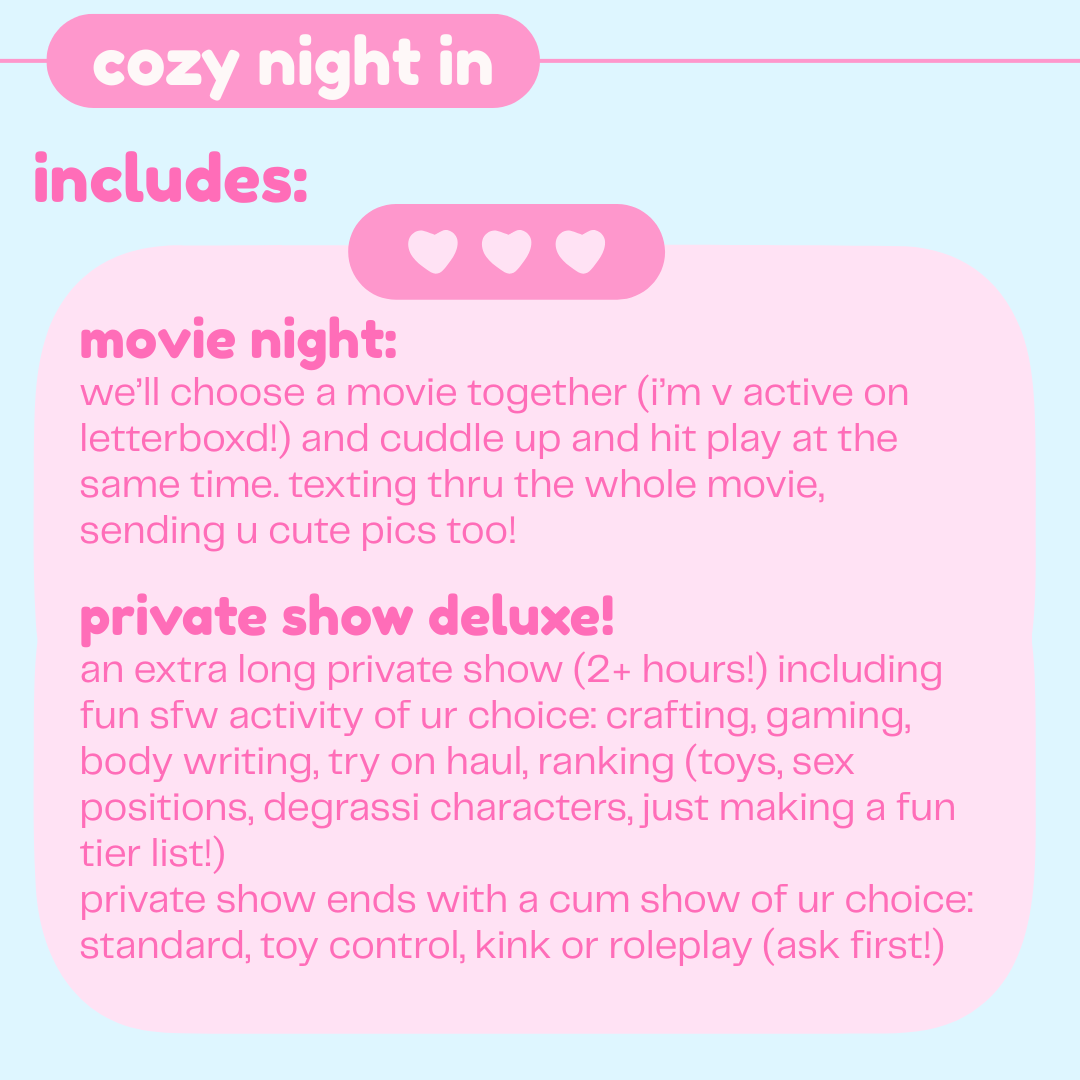 cozy night in