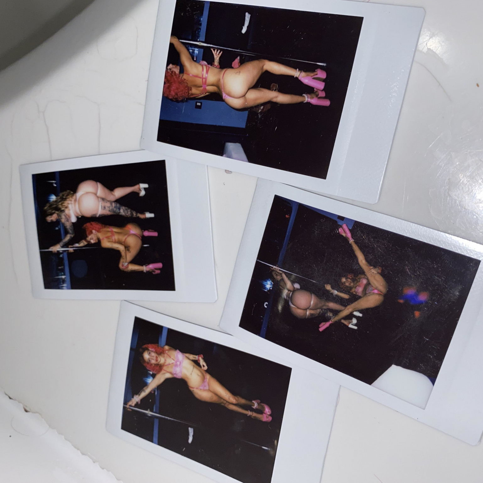 Polaroid Photos Nali Marie With Flo Caro Wild Entertainment