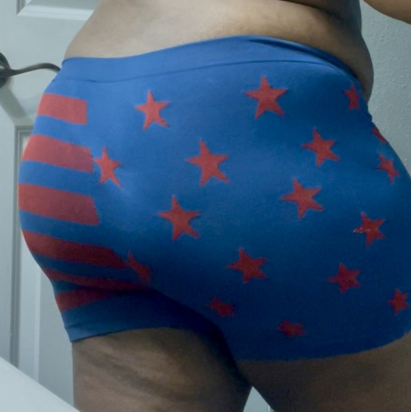 Blue and Red Knocker Striped and Stars Boxer Briefs