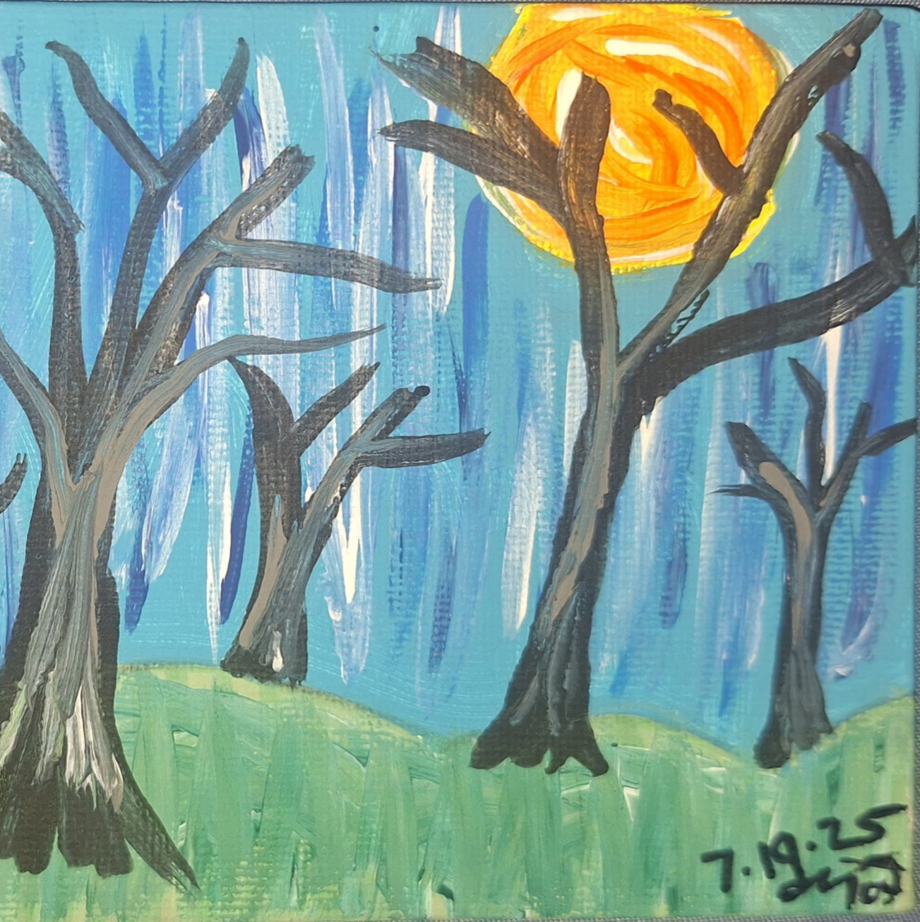 Sometime in the woods