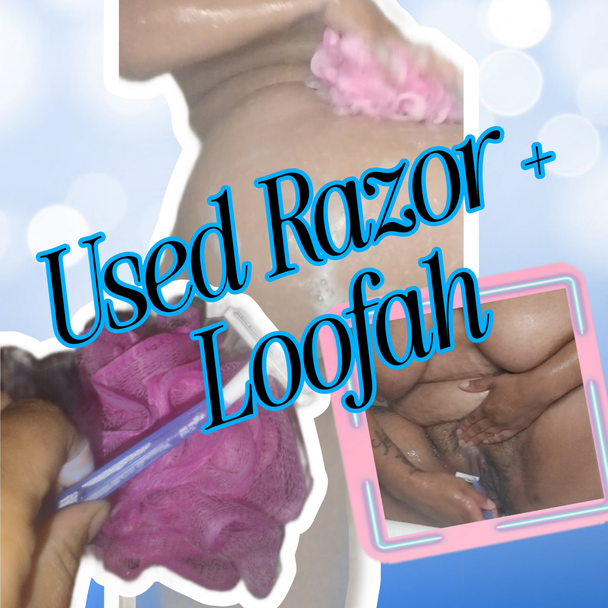 Used Razor  Loofah