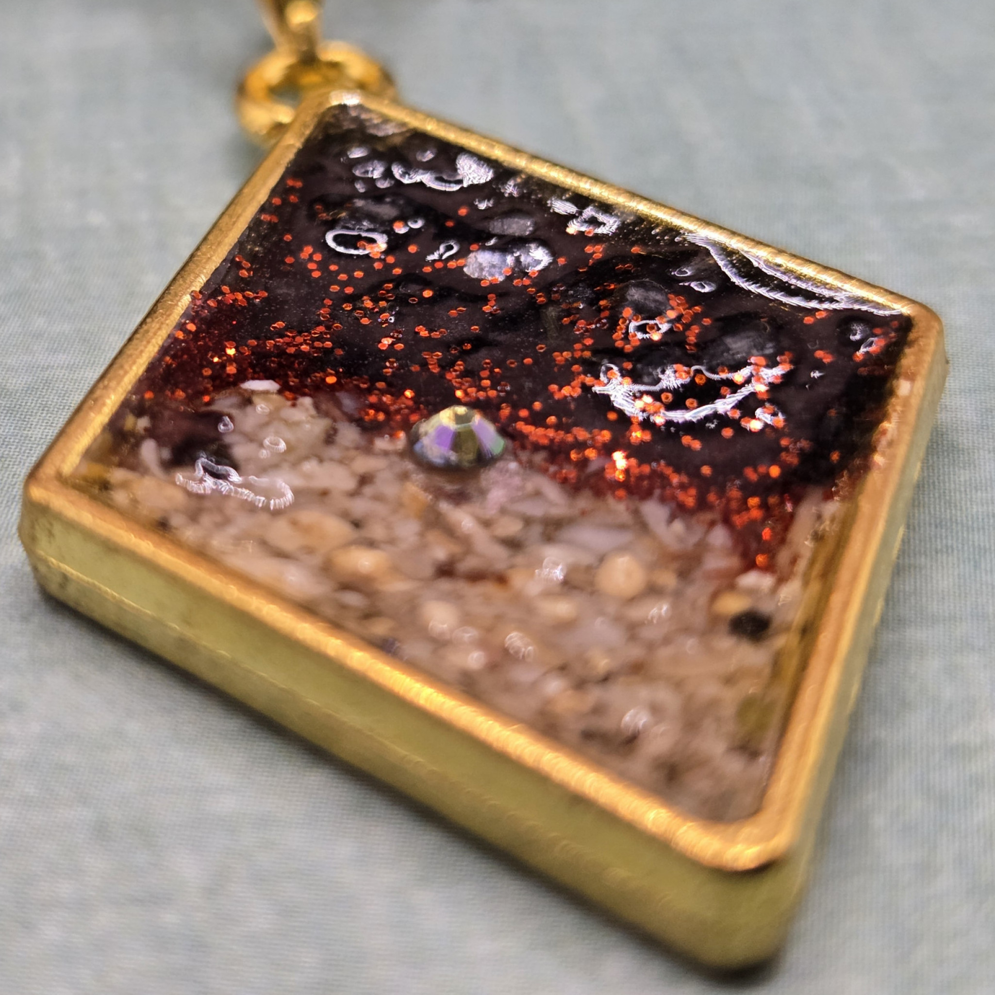 Small Diamond Shape Pendant