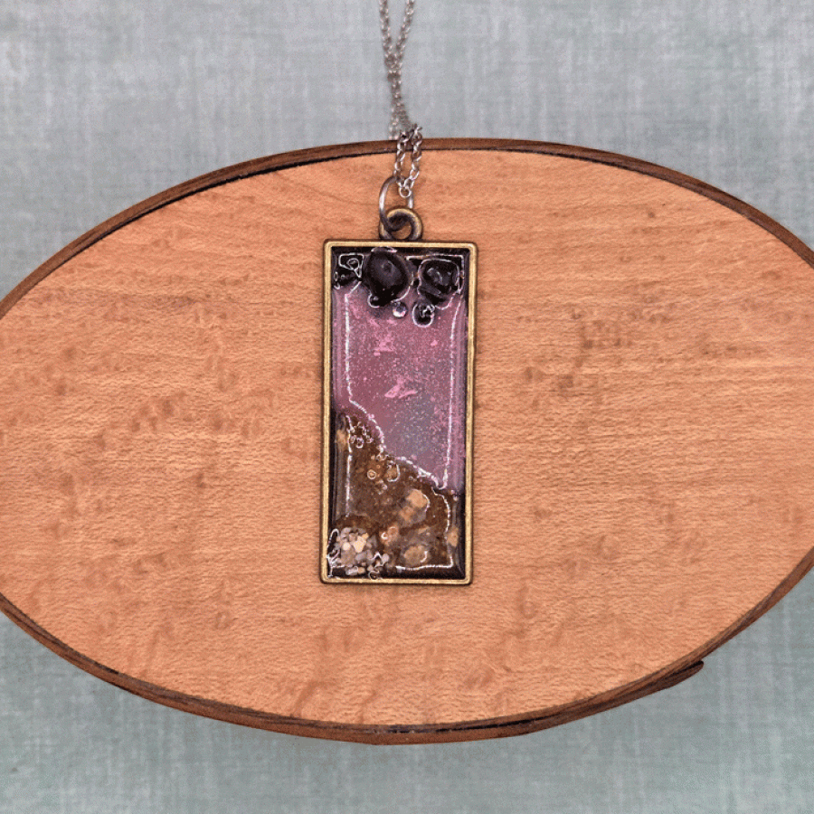Tall Rectangle Pendant 2