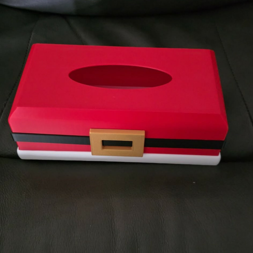 Santa Tissue box