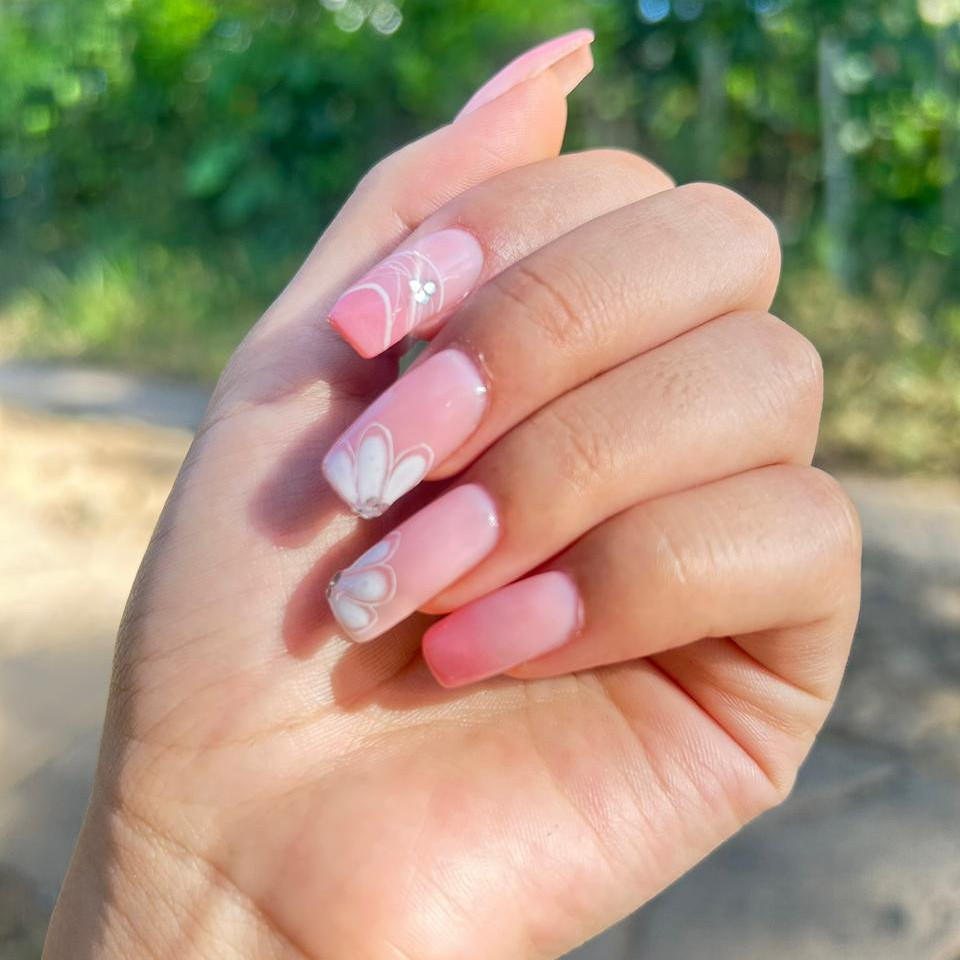 hands and feet outdoors