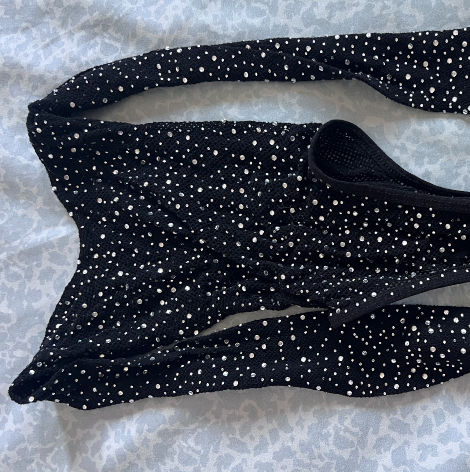 Rhinestone bodysuit from fashionnova