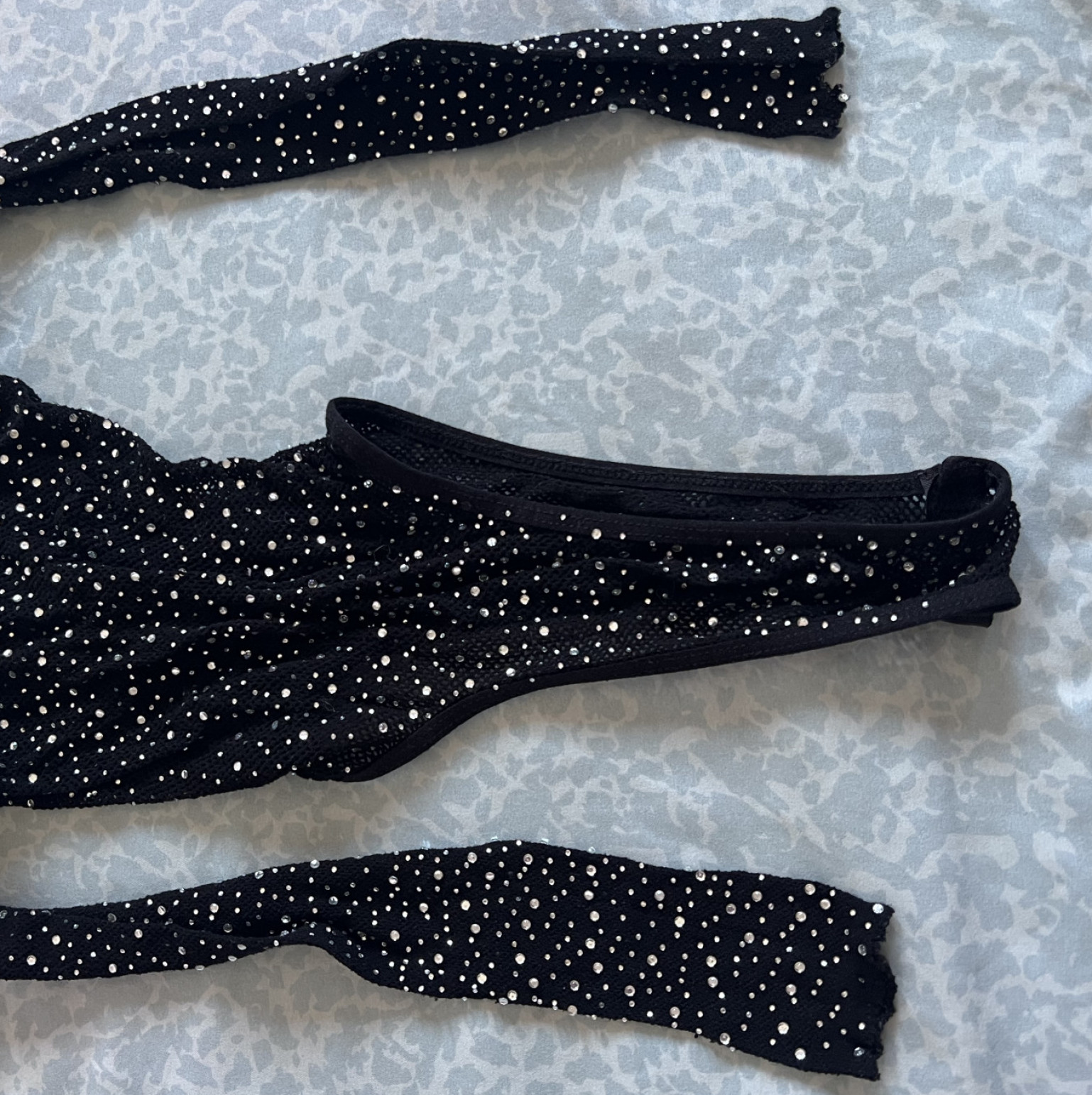 Rhinestone bodysuit from fashionnova